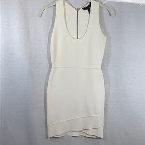 UEC Bcbgmaxaria eggshell mini bandage dress small